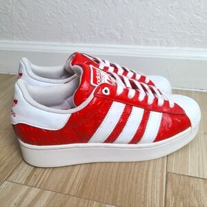 Adidas Heart Design Platform Red and White